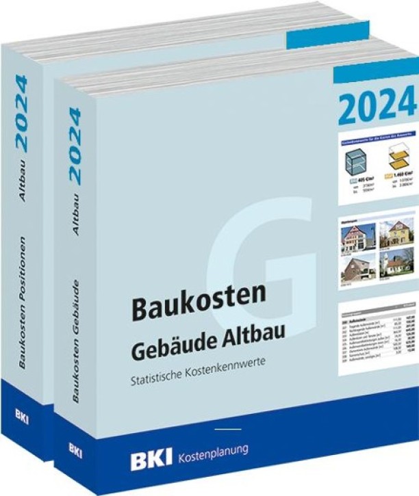 BKI Baukosten Altbau 2024 - Gebäude + Positionen 