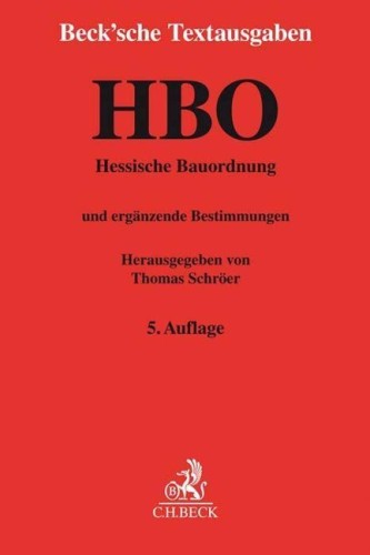 Hessische Bauordnung HBO 9783406770043